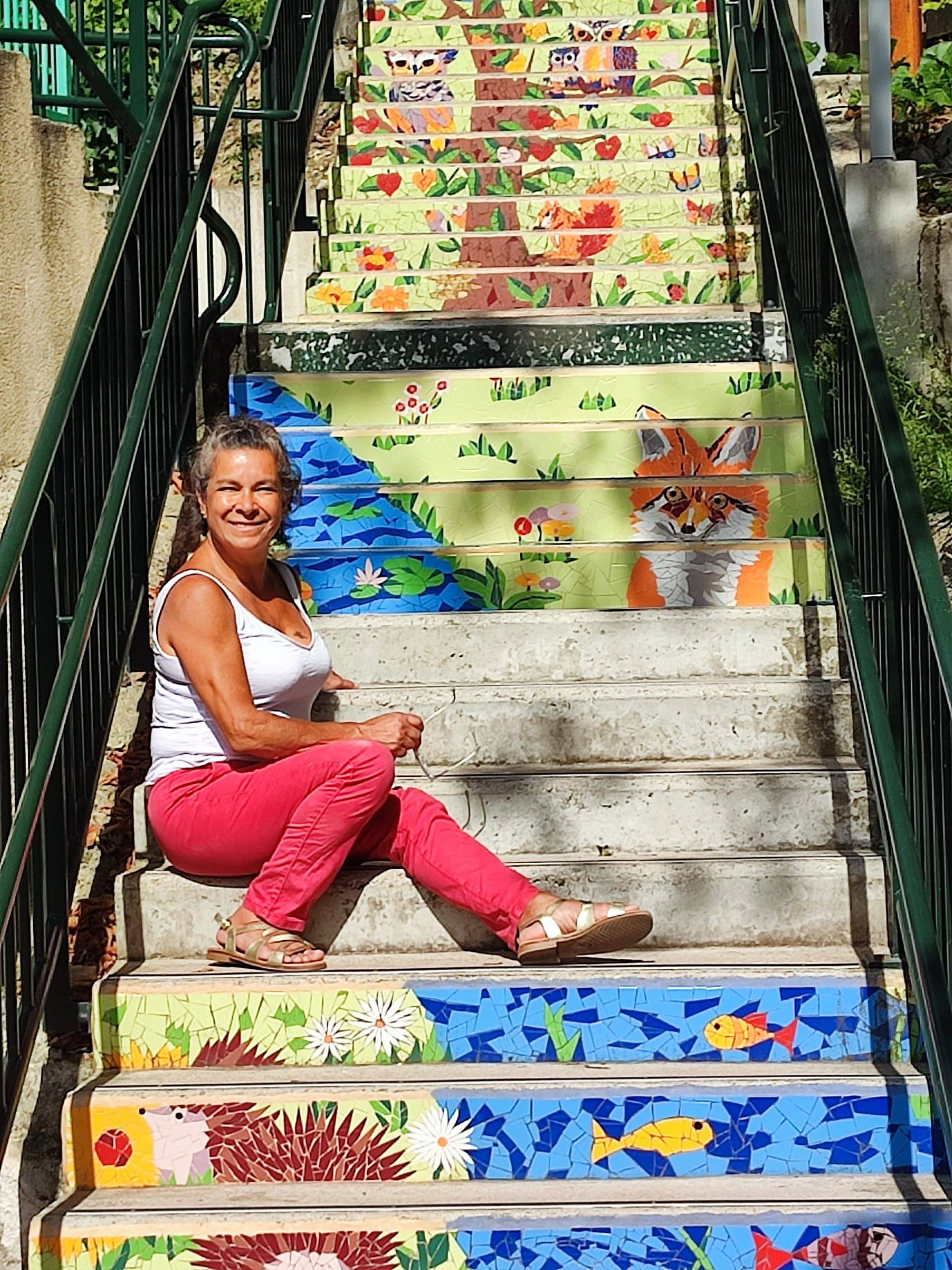 Projet d'escalier pour un établissement scolaire
